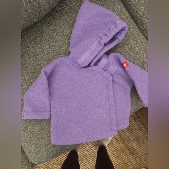 Widgeon Other - Widgeon Polartec Lavender Purple Fleece Hooded Wrap Jacket 6M